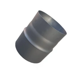 Reductie pentru burlan din tabla de otel 130 x 120 mm