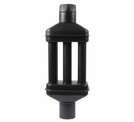 Recuperator de caldura pentru sobe (burlan radiator) 120 mm, negru