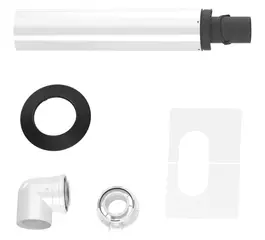 Kit evacuare gaze arse pentru centrala cu condensare, orizontala 80/125 telescopic, + adaptor, BOSCH