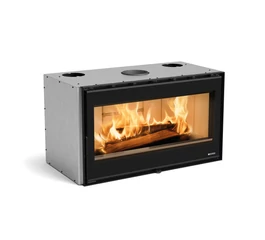 Focar de semineu din fonta pe combustibil solid 8,1 kW pentru 232 m3 Inserto 100 Wide La Nordica-Extraflame