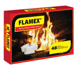 Aprinzator solid 48 cuburi pentru aprins focul Flamex