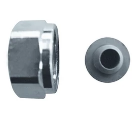 Conector pentru tevi metalice 3/4” cu garnitura metalica, 15 mm, HERZ 1627403