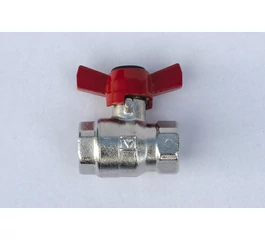 Robinet de trecere cu sfera si fluture, HERZ, DN 1/2", filet interior