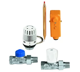 Set reglare temperatură încălzire pardoseală, bronz, pentru 85 m2, IMI Heimeier 9690-02.000
