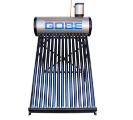Panou solar 100 litri nepresurizat cu 10 tuburi vidate pentru preparare apa calda menajera GOBE