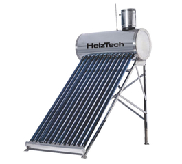 Panou solar cu 12 tuburi vidate pentru preparare apa calda menajera cu rezervor otel inoxidabil nepresurizat 120 litri HeizTech