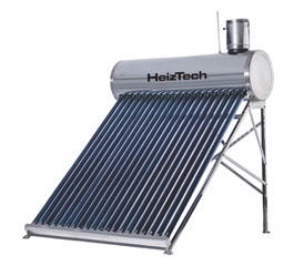 Panou solar cu 20 tuburi vidate pentru preparare apa calda menajera cu rezervor otel inoxidabil nepresurizat 200 litri HeizTech