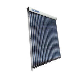 Colector solar termic cu 30 tuburi vidate, preparare apă caldă pentru 5-8 persoane, 1748 W, suport acoperiș înclinat, GOBE Plus