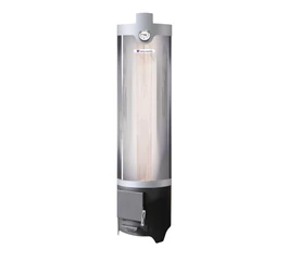 Ansamblu boiler de baie pe lemne 120 l din inox plus focar Celsius Sanitary