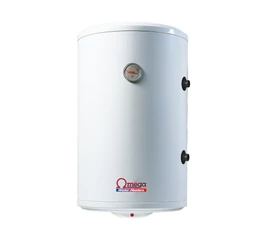 Boiler termoelectric cu serpentina si rezistenta electrica Omega ST0080C2V800DX 80 l rezervor emailat dreapta