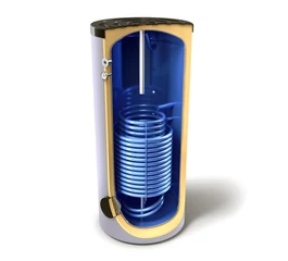 Boiler indirect cu 2 serpentine în paralel, 300 litri, izolat termic 50 mm, TESY EV 13S+17S 300 65, 304892