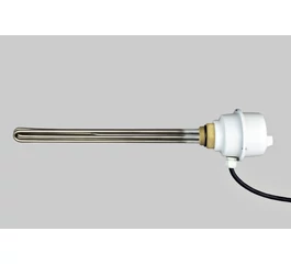 Rezistenta electrica de 6000 W, cu alimentare 400 V, pentru rezervoare de capacitate mare, fabricat din otel inoxidabil AISI316L, W097N, ELIKO