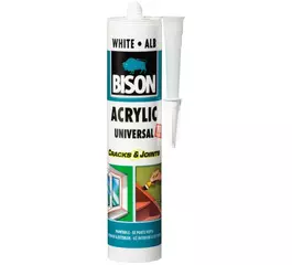 Silicon Acrylic Universal, alb BISON 300 ml