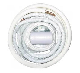 Kit de instalare pentru aparate de aer condiționat 9000-12000 BTU cu țeavă cupru 1/4 și 3/8, cabluri, banda de matisat, furtun condens