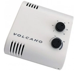 Potențiometru cu termostat pentru reglarea vitezei ventilatorului aerotermelor VOLCANO și perdelelor de aer Wing EC, gamă 5–30°C, montaj pe suprafață, VTS 1-4-0101-0473