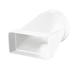 Conector rectangular 60 x 204 la rotund, pentru tubulatură ventilație, D125 mm, 812, VENTS