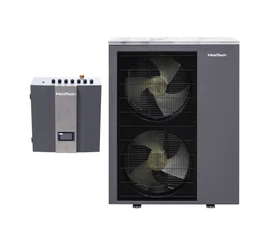 Pompa de căldură aer-apă HeizTech PC 15-M, 15 kW, monobloc, design compact