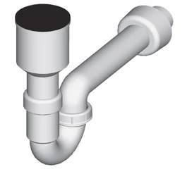 Sifon pisoar cu evacuare verticală, scurgere Ø 40 mm, LIV 196030