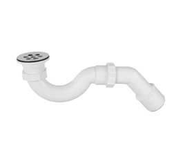 Sifon pentru cădiță de duș cu ventil, ieșire Ø40/50 mm, cot 135°, STYRON STY-537-2