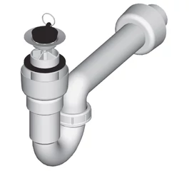 Sifon bideu PP, grilă Ø 60 mm, scurgere Ø 40 mm, LIV 196029