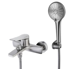 Baterie cada-dus cu pipa scurta crom cu dus de mana 3 pozitii Bronx LM3714GM Lemark Baterie cada-dus cu pipa scurta crom cu dus de mana 3 pozitii Bronx LM3714GM Lemark