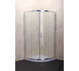 Cabina de dus 90 x 90 cm semirotunda cu sticla de 4 mm, RDS06 GOBE