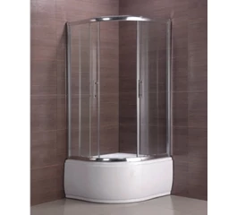 Cabina de dus 90 x 90 cm semirotunda cu sticla de 5 mm pear S115 GOBE