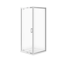 Cabina de dus de colt 80 x 80 x 190 cm, cu usa pivotanta, Arteco, CERSANIT S157-009