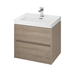 Dulap 60 cm pentru montaj lavoar, stejar, Crea S924-008 CERSANIT