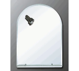 Oglindă de baie cu spot și etajeră, 70 x 50 cm, GOBE