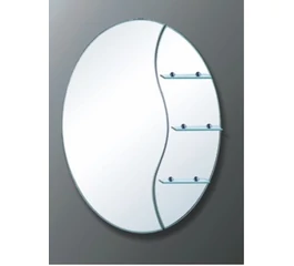 Oglinda cu etajeră 80 x 60 cm GOBE Oglinda cu etajeră 80 x 60 cm GOBE