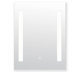 Oglinda de baie cu sistem de iluminare LED cu lumina rece 80 x 60 cm GLADYS