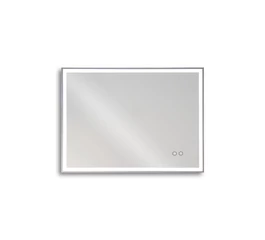 Oglinda forma patrata 80 x 60 cm cu iluminare de fundal LED CCT cu dezaburire GLADYS