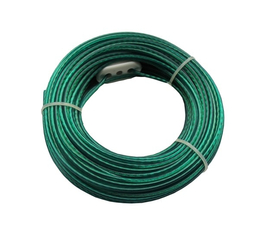 Cablu otel galvanizat protectie PVC verde d=3mm (30m)