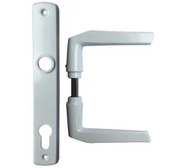 Maner usa interior aluminiu alb cu sild Y 90mm