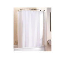 Bara perdea dus semirotunda alba 80x80cm Bara perdea dus semirotunda alba 80x80cm