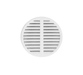 Grila ventilatie rotunda plastic alb reglabil usa 75-125mm