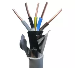Cablul electric CYABY-F, cupru cu izolatie PVC, rigid CYABY-F 5 x 10 mmp
