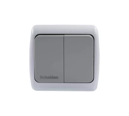 Intrerupator dublu PT IP54 montabil pe perete 8005E-02 SCHELDEN