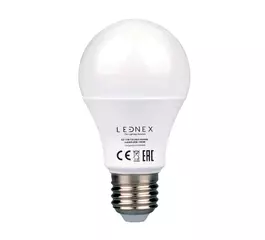 Bec LED, Lednex, forma clasica, E27, 9W, 730 lumen, 20000 de ore, lumina rece, ideal pentru bucatarie
