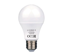 Bec LED, Lednex, forma clasica, E27, 7W, 560 lumen, 20000 de ore, lumina calda, ideal pentru dormitor