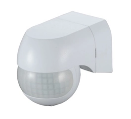 Senzor de miscare alb cu infrarosu, SCHELDEN, montabil pe perete lateral, 180 grade