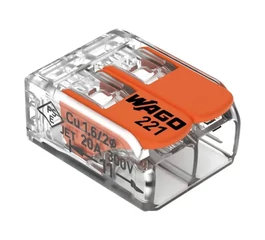 Clema WAGO 2 demontabil 0.22-6mmp 221-612