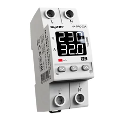 Releu digital protecție tensiune monofazic, 32A, VA-PRO-32A, DigiTop