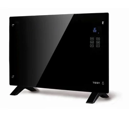 Calorifer electric de pardoseala cu telecomanda 2000 W negru CN 205 EASLFRWB TESY