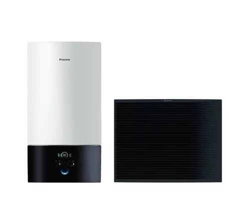 Pompa de caldura 14 kW pentru incalzire unitate interioara Daikin Altherma 3 H HT ETBH16E9W7 cu incalzitor electric rezerva de 9 kW + unitatea exterioara EPRA14DW17 trifazic