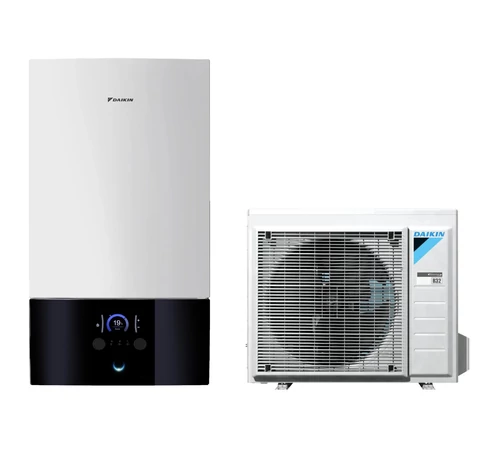 Pompa de caldura 8 kW pentru incalzire unitate interioara Daikin Altherma 3 R W EHBH08E6V cu incalzitor electric rezerva de 6 kW + unitatea exterioara ERGA08EVH monofazic