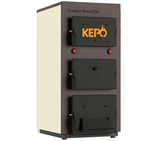 Cazan pe lemne din tabla de otel 35 kW Comfort Wood KEPO