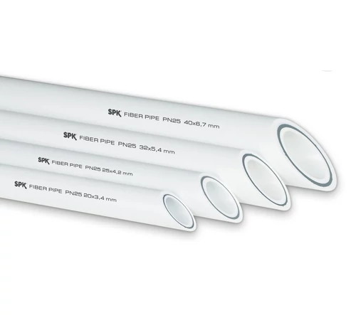 Teava PPR DN 40 cu fibra compozita pentru incalzire si alimentare cu apa PN 25 SPK