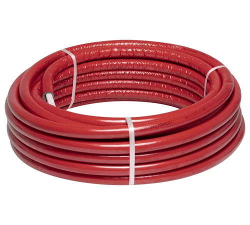 Țeavă multistrat PEX-AL 32 x 3 izolata roșu, colac 25 m, 9MR45323025FR, APE